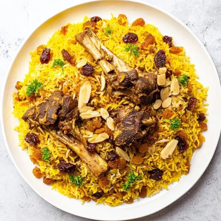 تصویر مرتبط با طرز تهیه پلو گوشت عربی با طعمی رستورانی و گوشت نرم