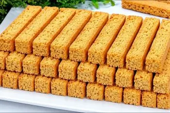 بیسکوییت پرتقالی ترد و خوشعطر مناسب برای چای عصرانه