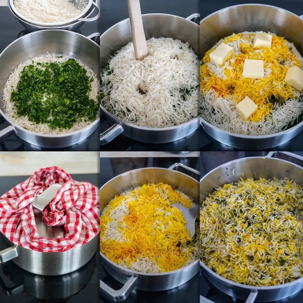 تصویر مرتبط با طرز تهیه پلوی سه رنگ با تن ماهی؛ غذای رنگارنگ و خوش‌طعم خانگی