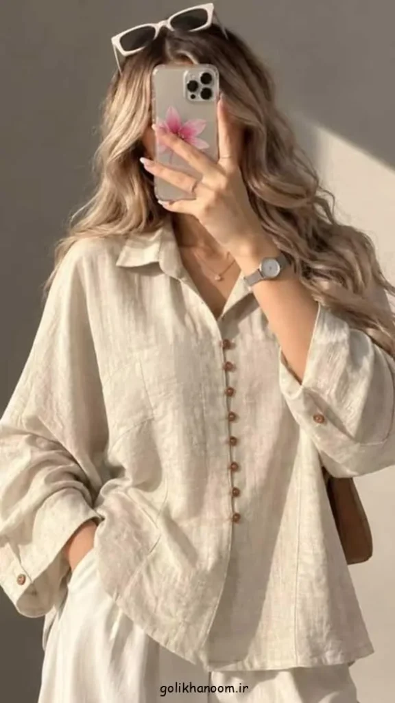 تصویر مرتبط با ۳۰ مدل شومیز ساده و شیک زنانه برای استایل‌های متنوع
