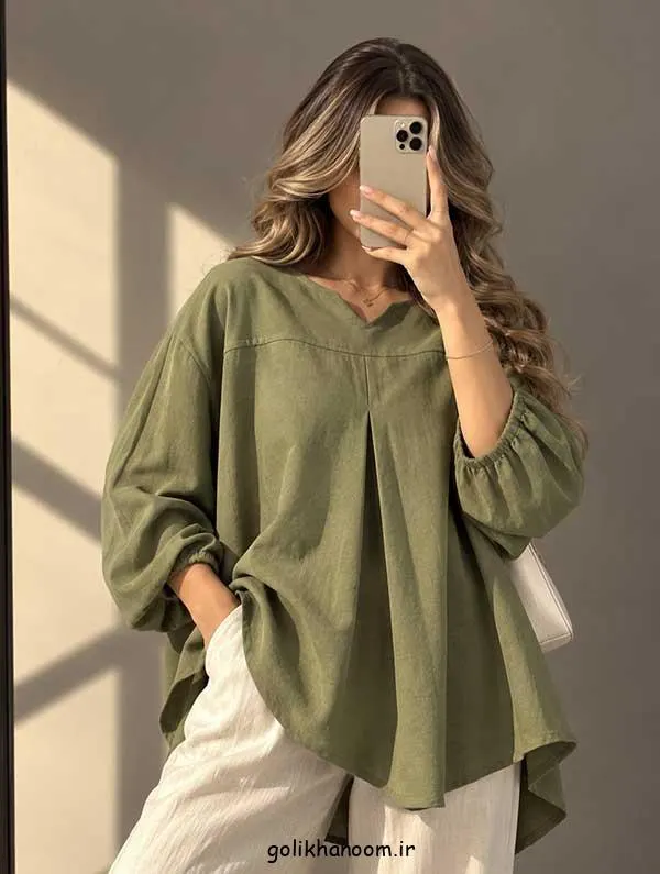 تصویر مرتبط با ۳۰ مدل شومیز ساده و شیک زنانه برای استایل‌های متنوع