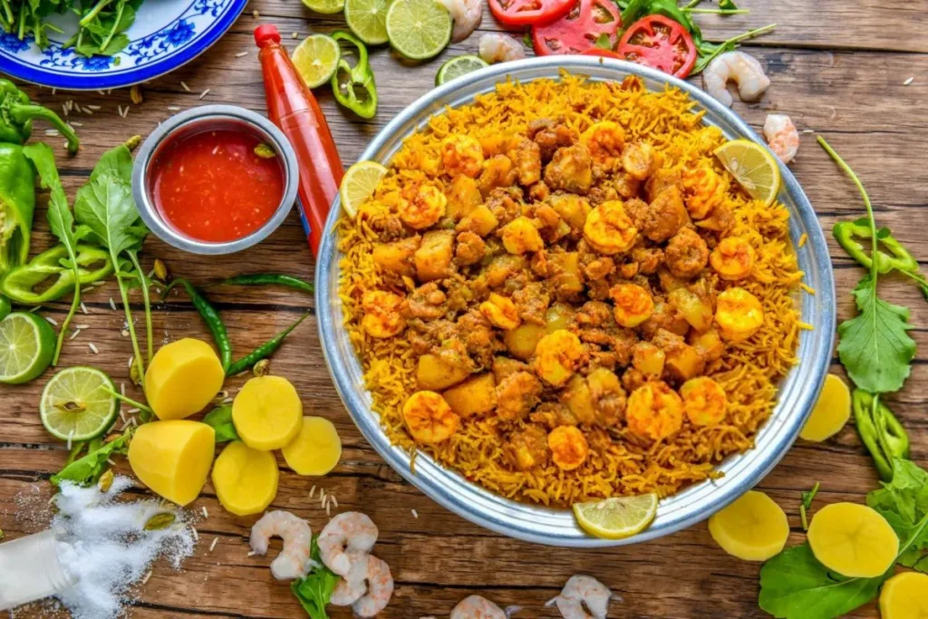 میگو پلو عربی