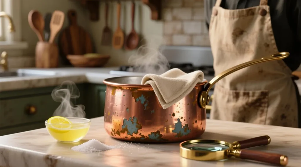 وسایل مناسب برای مراقبت ملایم از ظروف مسی و جلوگیری از خط وخش