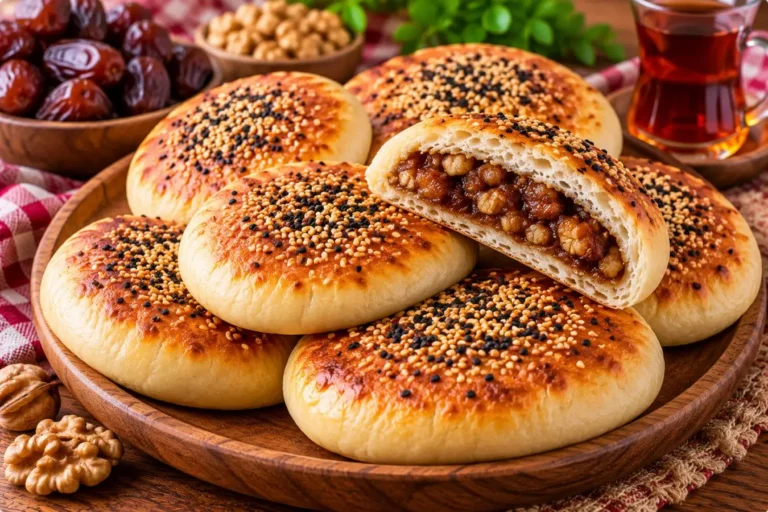 نان خرمایی تابه‌ای نرم و خوشمزه با مواد ساده