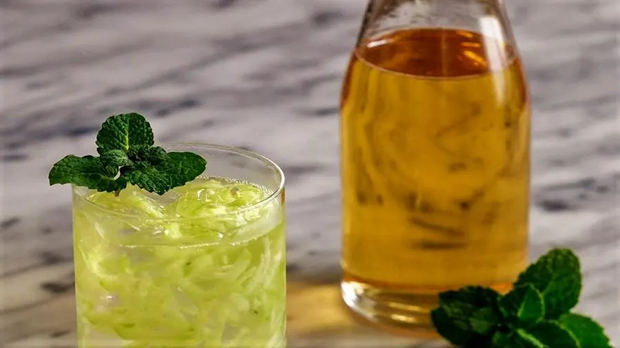 تصویر مرتبط با طرز تهیه شربت سکنجبین ملس با عطر دلپذیر نعناع