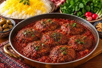 طرز تهیه شامی ترش شمالی؛ شامی ترش شمالی با سس ملس و لعاب دار