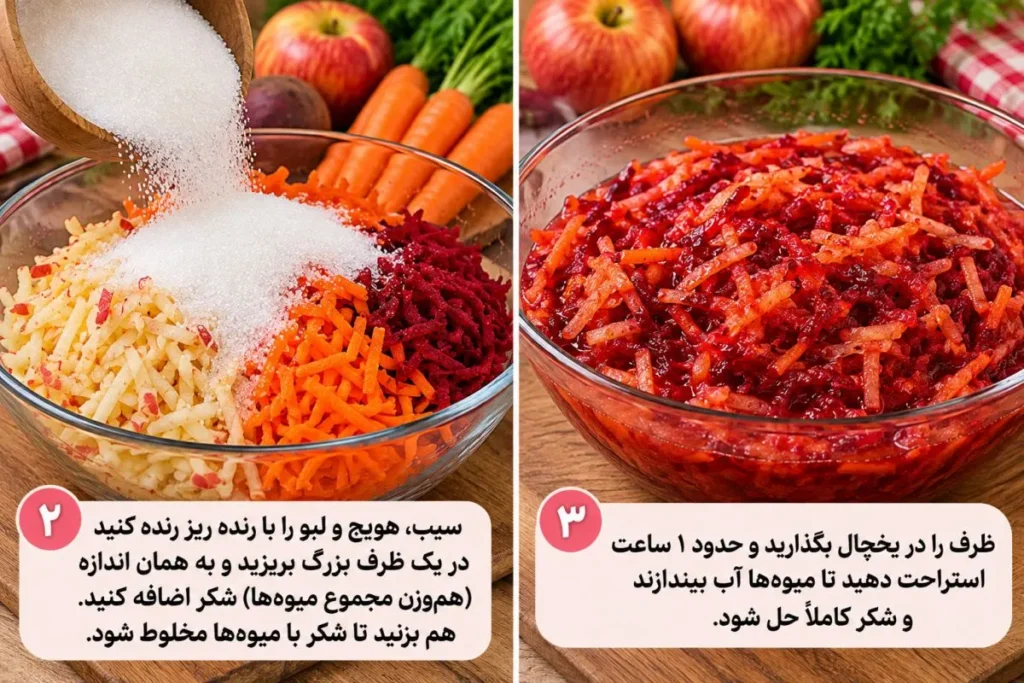 تصویر مرتبط با دستور تهیه مربای پاییزی سه میوه با طعمی طبیعی و رنگی جذاب