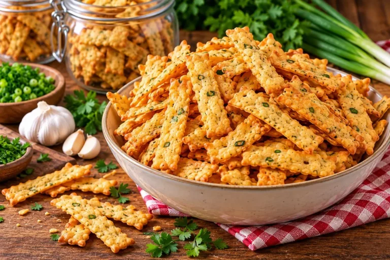 چیپس پیراشکی سیر و سبزیجات خانگی ترد و خوشمزه