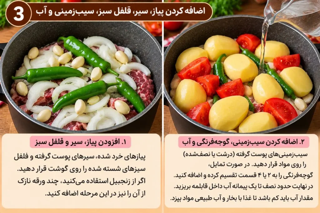 تصویر مرتبط با روش تهیه کباب افغانی در قابلمه؛ ساده و خوشطعم با گوشت و مرغ