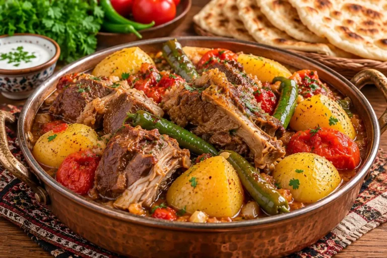 روش تهیه کباب افغانی در؛ تصویر کباب افغانی خوش‌عطر و مجلسی در قابلمه