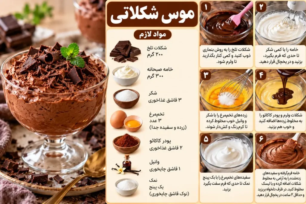 تصویر مرتبط با آموزش تهیه ۷ دسر محبوب و خوشمزه؛ از ساده خانگی تا مجلسی شیک