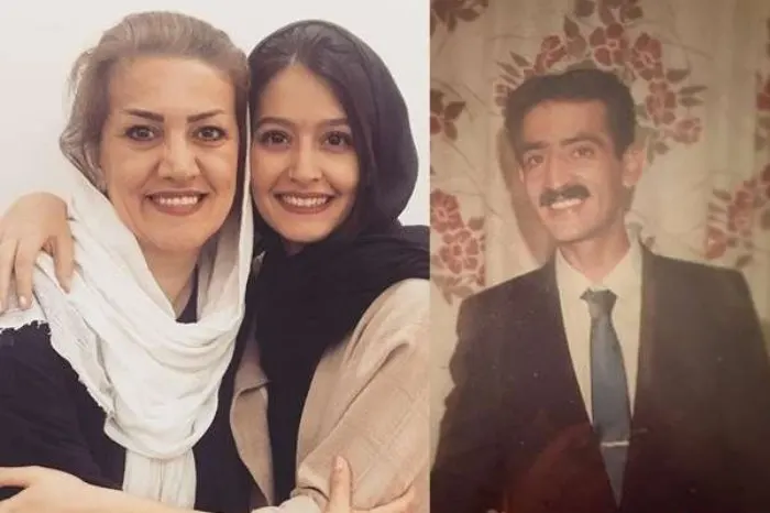 مجتبی پیرزاده به همراه همسر و فرزندش