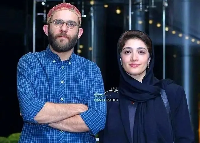 سهیلا رضوی به همراه همسرش فرخ نعمتی