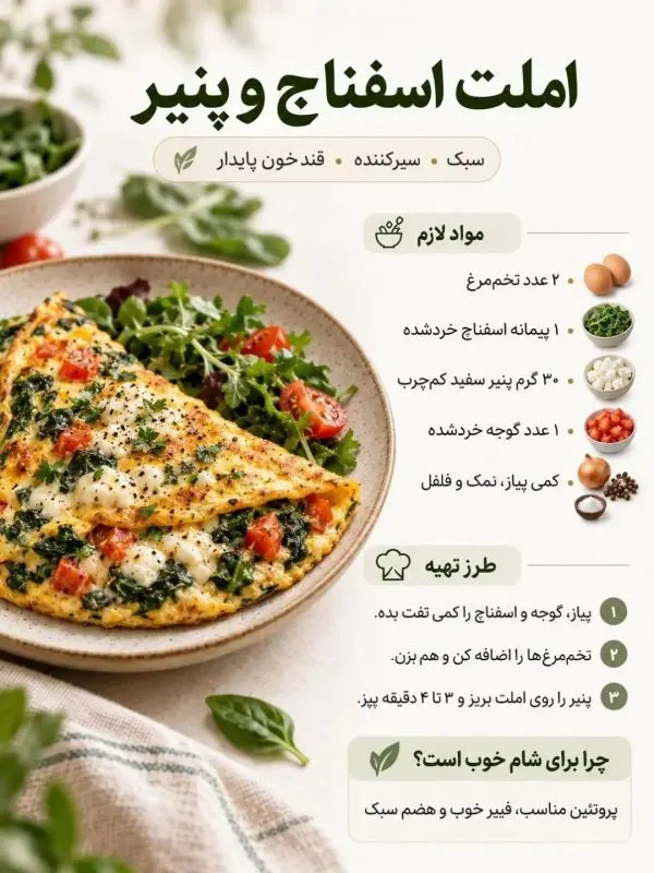 تصویر مرتبط با ۹ شام سبک و چربی‌سوز برای کاهش وزن با طعمی لذیذ و سیرکننده