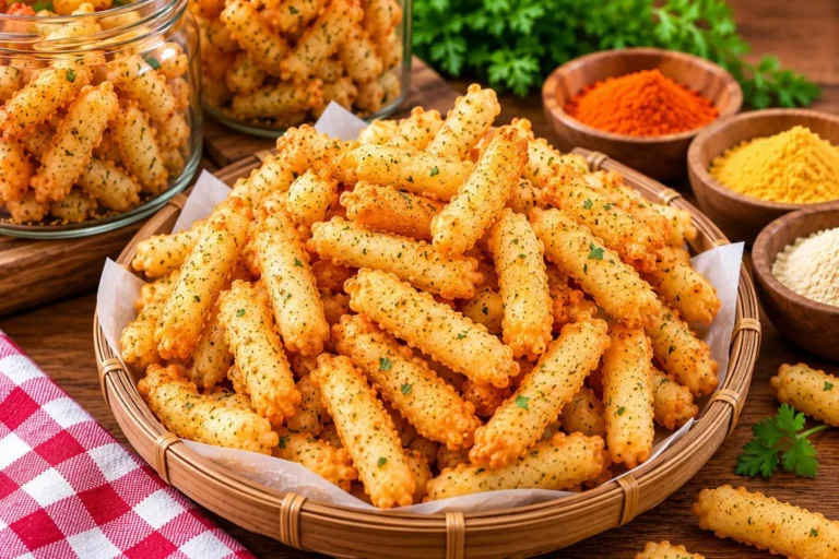 طرز تهیه پفک خانگی؛ پفک خانگی ترد و خوشمزه با آرد و تخم مرغ