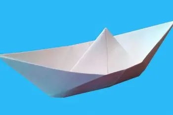 ساخت ساده قایق و کشتی؛ مراحل ساخت قایق و کشتی کاغذی با یک برگ کاغذ A4