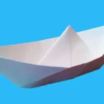ساخت ساده قایق و کشتی؛ قایق کاغذی ساخته شده با یک برگ کاغذ A4
