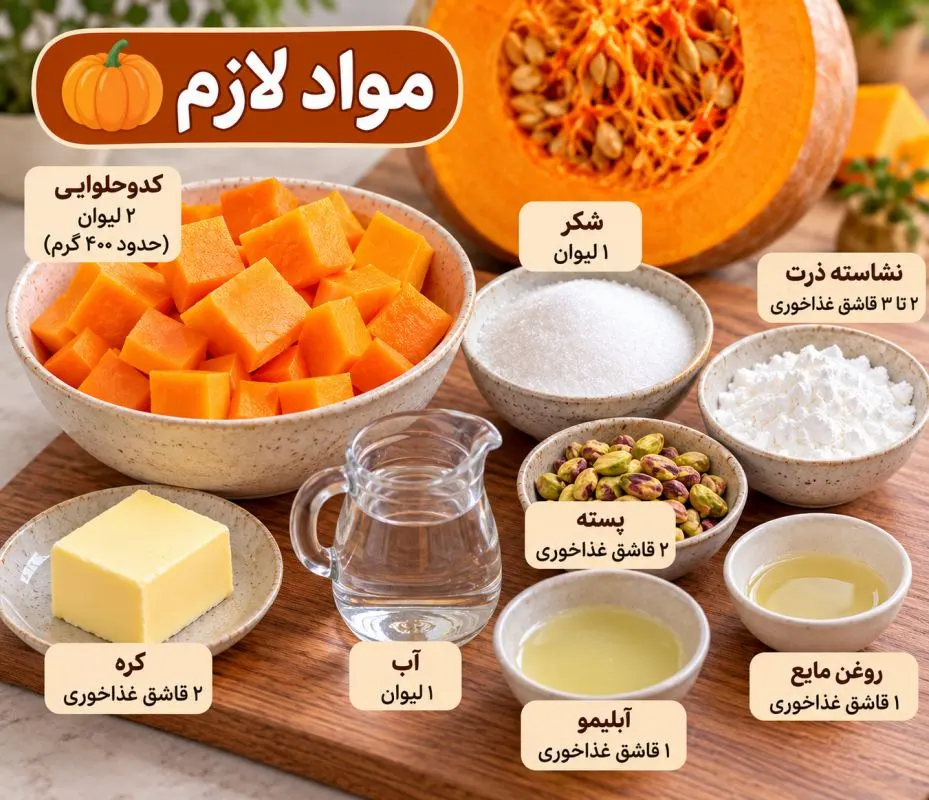 تافی کدو حلوایی خوشمزه با طعم دلپذیر