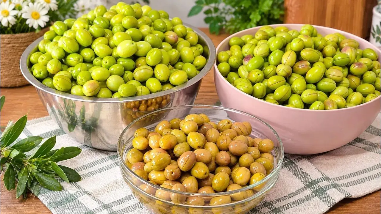 شیرین کردن زیتون تلخ بدون مواد شیمیایی به روش سنتی و طبیعی