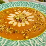 دستور تهیه حلوای خرمالو خوش‌رنگ؛ حلوای خرمالو با رنگ نارنجی و تزیین