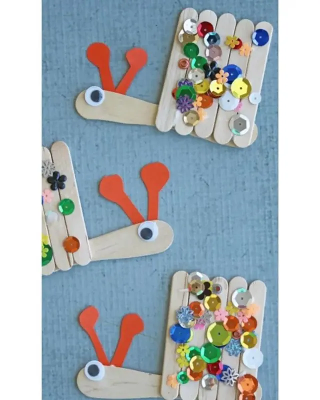 تصویر مرتبط با ایدههای ساده و جذاب کاردستی با چوب بستنی برای کودکان