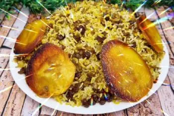 طرز تهیه عدس پلو شاهانه؛ پخت جداگانه عدس برای حفظ شکل و رنگ