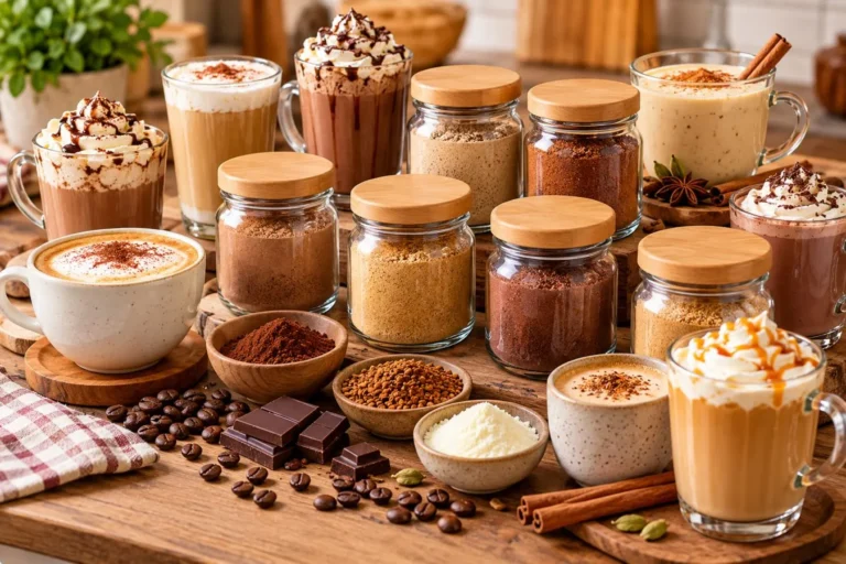 تصویری از پودر قهوه کافی شاپی خانگی با طعم‌های متنوع