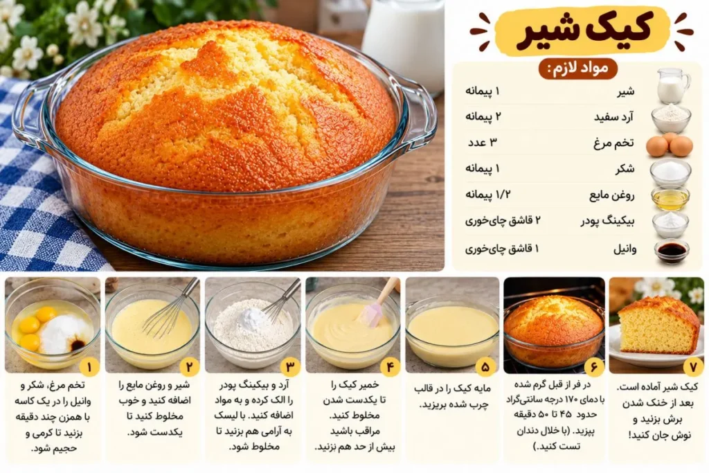 تصویر مرتبط با طرز تهیه ۵ مدل کیک خانگی نرم و خوشطعم با مواد ساده