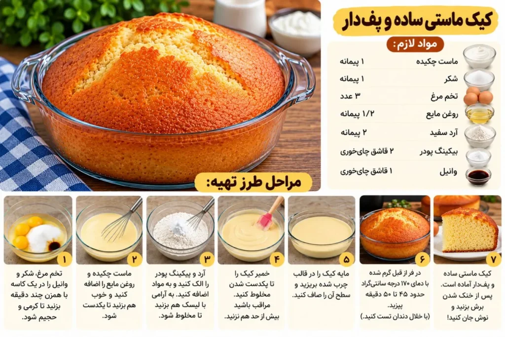 کیک پرتقالی تازه و خوشطعم