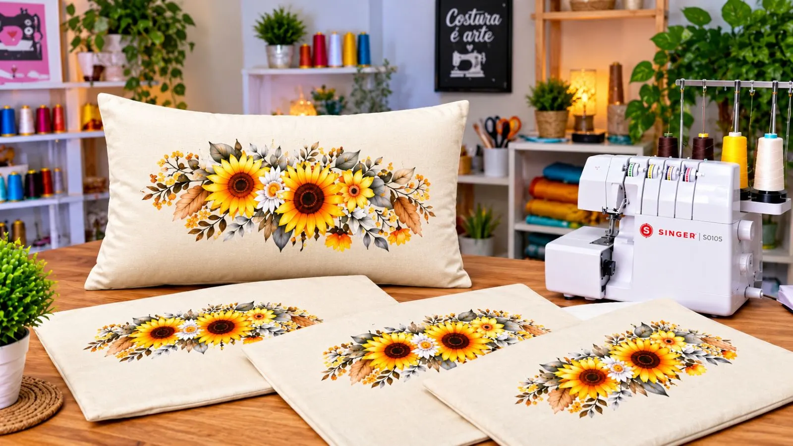دوخت روبالشتی پاکتی و چسباندن برچسب پارچه‌ای با اتوی خانگی